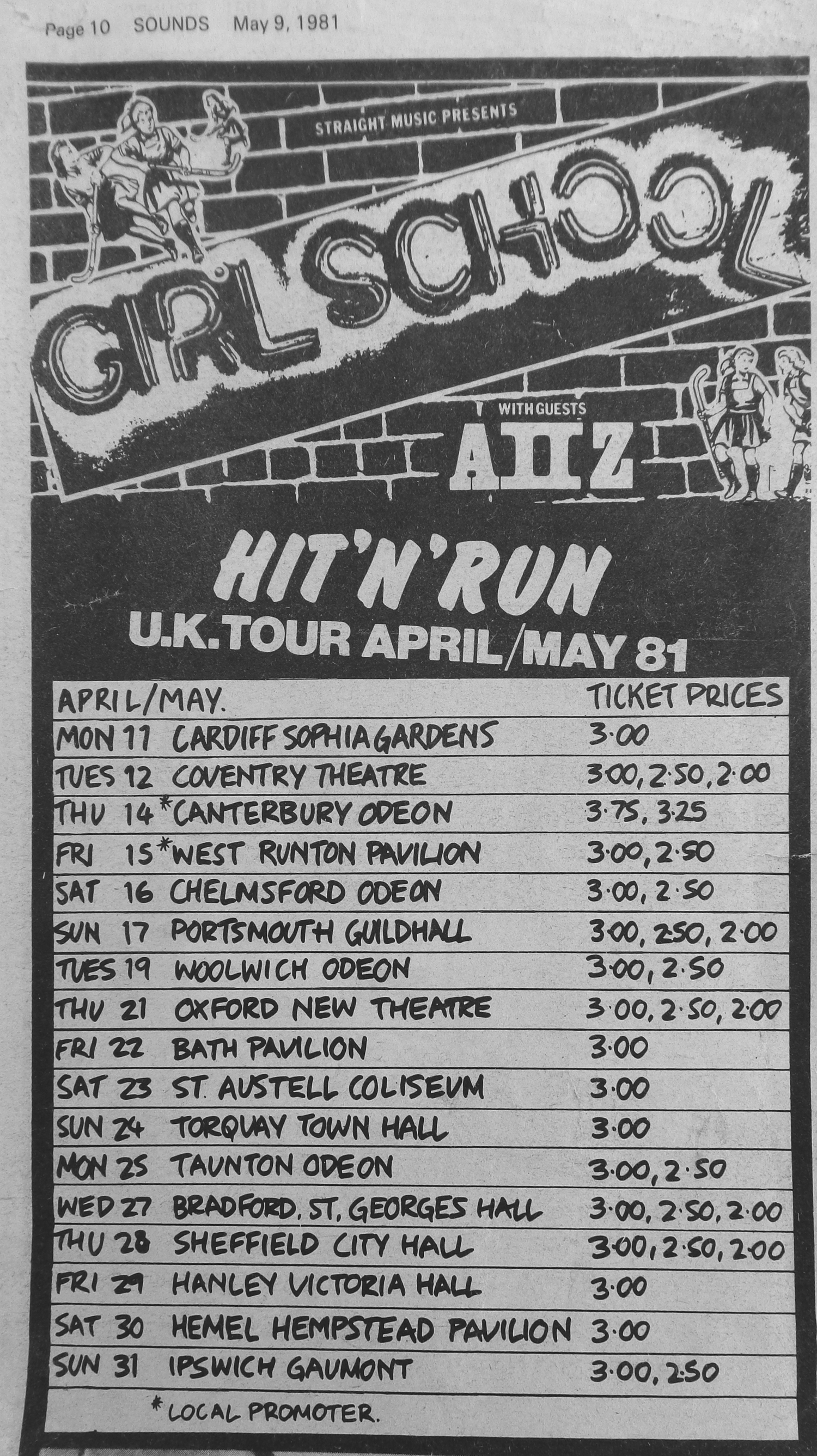 The Gary Owens Story Book Page 3 - The Gary Owens Story - AIIZ, A11Z New Wave Of British Heavy Metal NWOBHM Heavy Rock Hard Rock n.w.o.b.h.m aiiz a11z Gary Owens Dave Owens Simon Wright Tony Backhouse